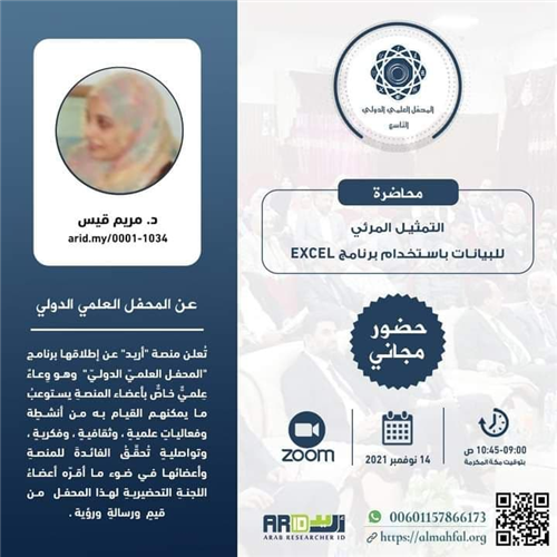 التمثيل المرئي للبيانات باستخدام برنامج exel